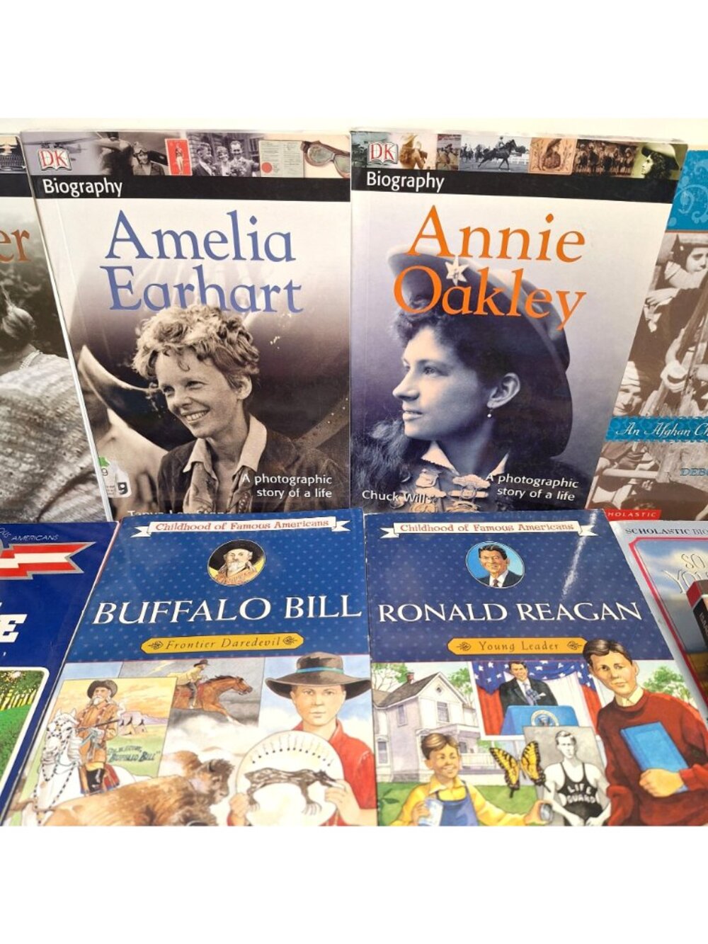 Historical Biography Chapter 17 Book Lot DK Einstein Lincoln Buffalo Bill Keller - Picture 4 of 8